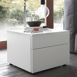 Touch White Night Stand by Rossetto - Nightstands And Bedside Tables