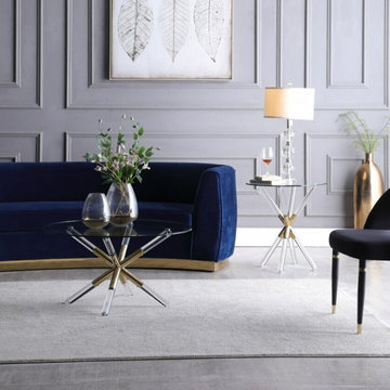 Modern Coffee Tables with Lucite Acrylic Legs