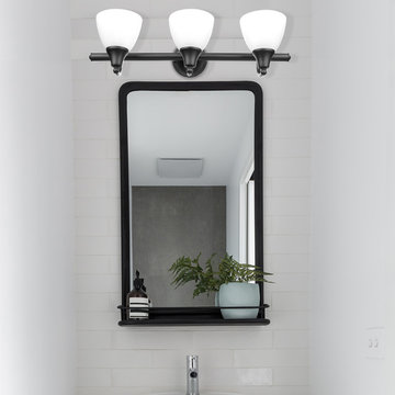 Jayden 5-Piece All-In-One Bathroom Set, Oil Rubbed Bronze, 3-Light Vanity Light