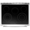 Single Oven Electric Range with 7-Function Convection Oven, 30", Cubic Feet