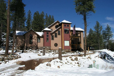 Example of an exterior home design in Other