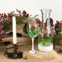 Mistletoe Wine, Set of 2