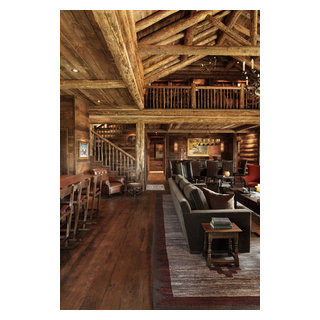Montana Residence - Rustic - Family Room - Other - by North Fork ...