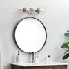 Elegant Lighting LD7320W17 Rogelio 2 Light 7" Tall Bathroom - Chrome / Clear