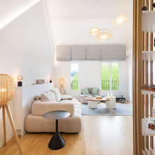 Avant/Après : De belles astuces réinventent ce séjour en duplex