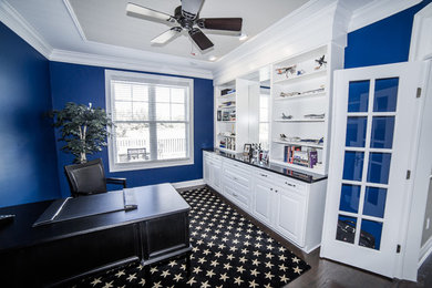 Elegant home office photo in DC Metro