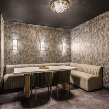 Noblesville Lower Level Speakeasy Vibe and Primary Bathroom