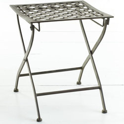 Iron Lattice Stool - Furniture