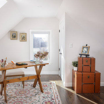 Staircase to reimagined attic