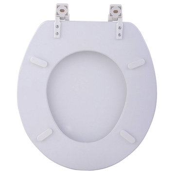 Soft Padded Toilet Seat, White