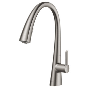 Nolen Pull-Down 1-Hole Kitchen Faucet Spot Free Stainless