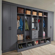 Wood Wall Designs for Mudroom