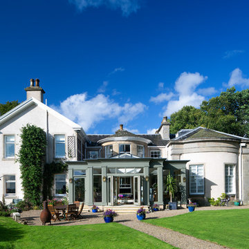 Three Part Orangery with Bi-folding Doors