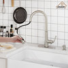 Single-Handle Pull Down Sprayer Kitchen Faucet with Touchless Sensor, Brushed Nickel