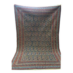 Antique Persian Afshar rug in boteh design circa 1900 - Floor Rugs