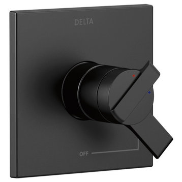 Delta Ara Monitor 17 Series Valve Only Trim, Matte Black, T17067-BL