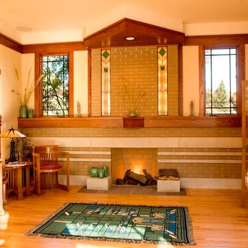 Frank Lloyd Wright prairie style home