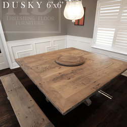 Reclaimed Wood (Sqaure) Pedestal Table - Products