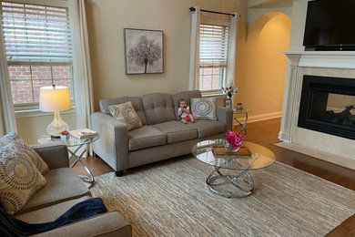 Inspiration for a transitional home design remodel in Other