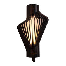 Escher LED Canopy Wall Sconce, Wenge