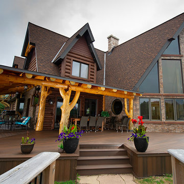 Concrete Log Siding Homes