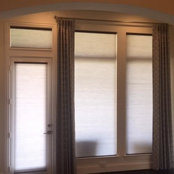 Applause Shades with Drapery Panels - Curtains