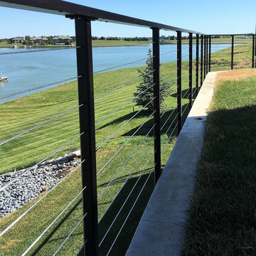 Stainless Steel Cable Deck Railings Sold At WWW.MODERN-MI.com