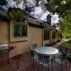 Narrow exterior french doors