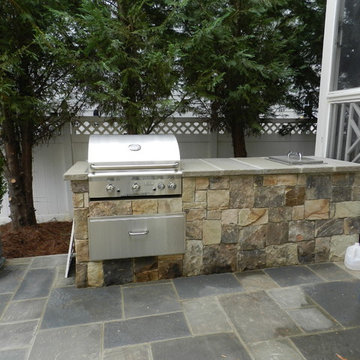 built in grill