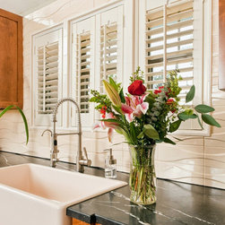 Contemporary Texas Kitchen - Wall And Floor Tile