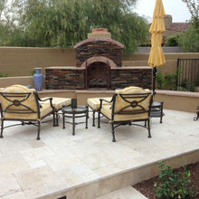 Outdoor fireplace