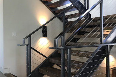 Example of an urban staircase design in Seattle