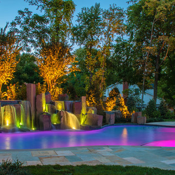 Outdoor Pool & Landscape Lighting By NJ Landscape Architecture Office