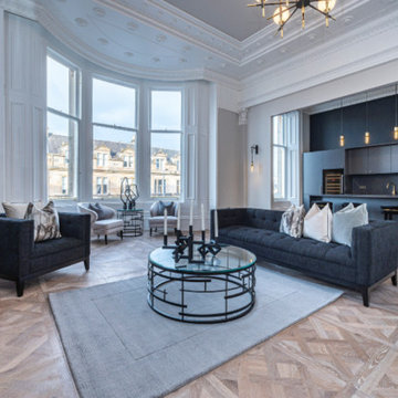 Oak Versailles panels - smoked white