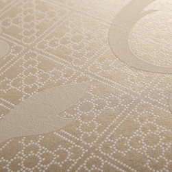 Century Classic - Grey Scrolls Wallpaper G581003 - Wallpaper
