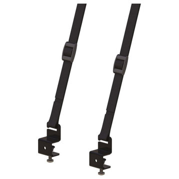 AVF Steel and Nylon TV Anti-Tip Safety Straps for TVs up to 80" in Black