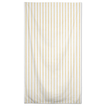 Drawn Stripes Yellow 58x102 Tablecloth