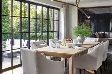 Inspiration for a transitional dining room remodel in Philadelphia
