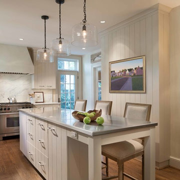 Chevy Chase Kitchen with Custom Grooved Cabinets