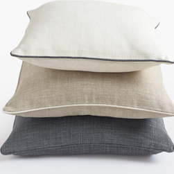 Barn & Willow : Belgian Linen Throw Pillows - Decorative Pillows