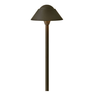 1.5W 1 LED Path Light - 8 Inches Wide by 21.5 Inches High-Bronze Finish ...