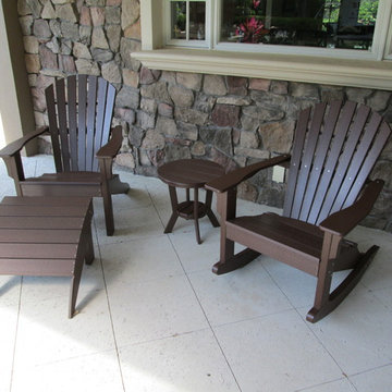OUTDOOR FURNITURE TEAK AND POLYMER