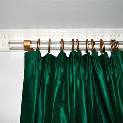 Custom Lucite Drapery Rods - Home Improvement