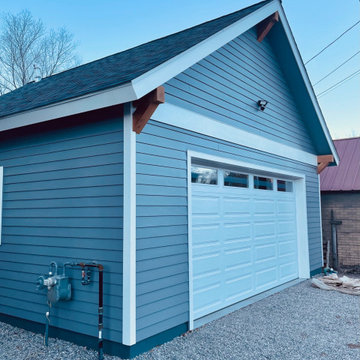Two Car, Detached Garage