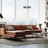 Rica Full leather Tan sectional