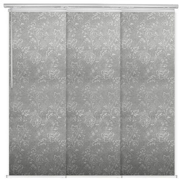 Poppy 3-Panel Track Extendable Vertical Blinds 36-66"W