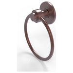 Allied Brass - Mercury Towel Ring, Antique Copper - The contemporary motif from this elegant collection has timeless appeal. Towel ring is constructed of solid brass and is an ideal six inches in diameter. It is ideal for displaying your favorite decorative towels or for providing the space for daily use.