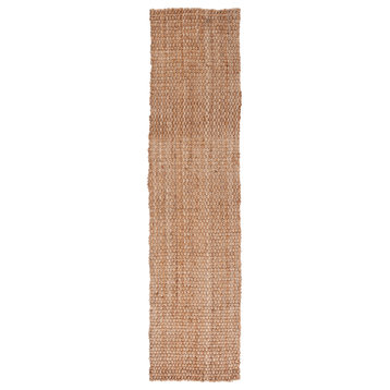 Safavieh Vintage Leather Collection NF830A Rug, Natural, 2'3" X 9'