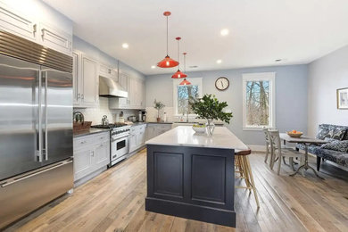 Example of a trendy kitchen design in Other