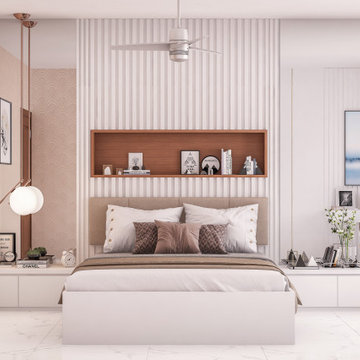 Master Bedroom | Contemporary Design | Artis Interiorz | Bangalore